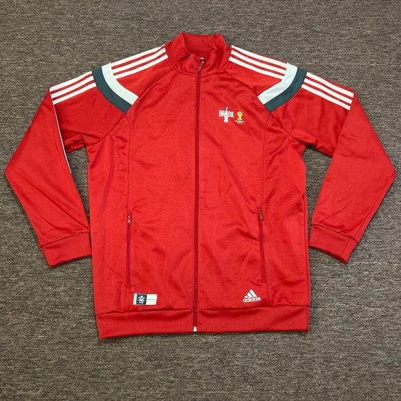 adidas Other - Adidas FIFA World Cup Brazil Coca-Cola Long Sleeve Zip Up Jacket, Men's Large